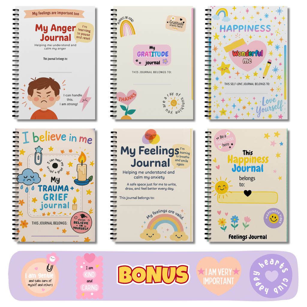 Emotional Journals Starter Kit for Kids